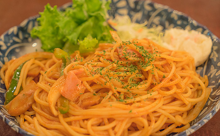 カフェアルルのナポリタン