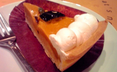 パンプキンタルト写真